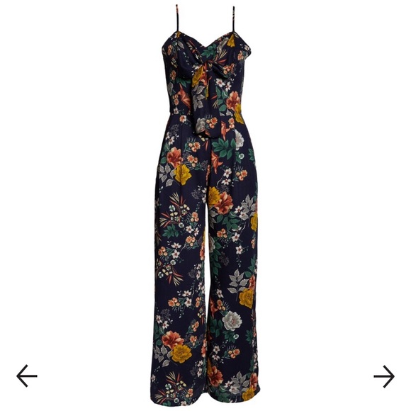Chelsea28 Floral Print Jumpsuit - Picture 3 of 7
